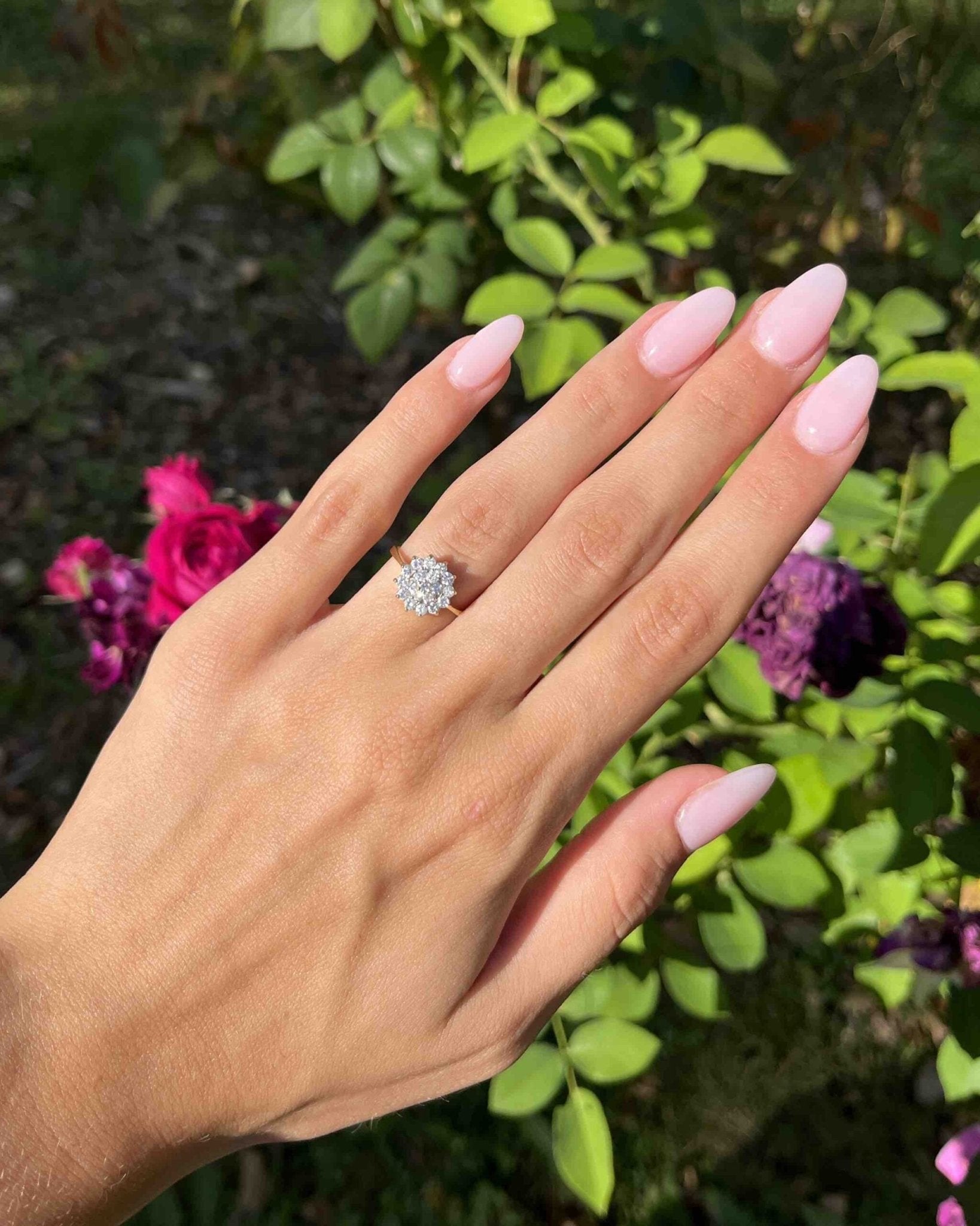 Bague Marguerite 19 Diamants "Etta" - Elliade Paris