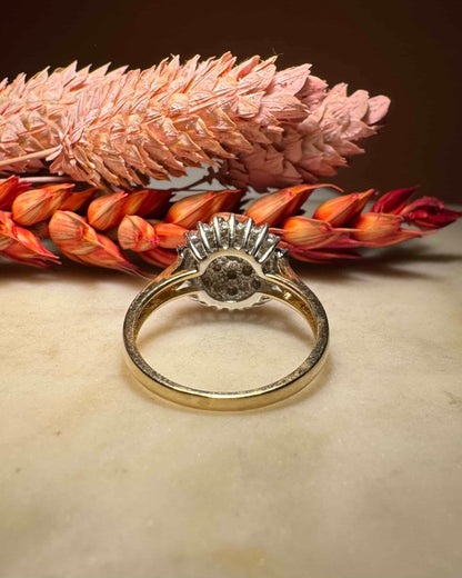 Bague Marguerite 23 Diamants &quot;Fabiola&quot; - Elliade Paris