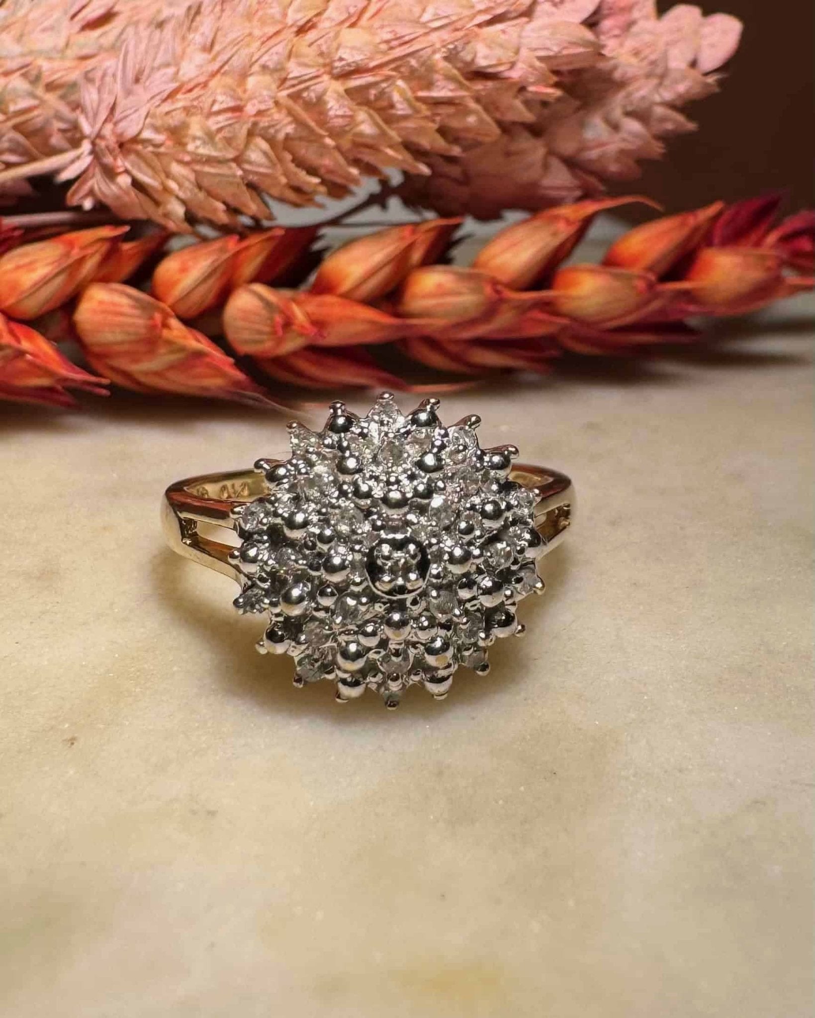 Bague Marguerite 23 Diamants "Fabiola" - Elliade Paris