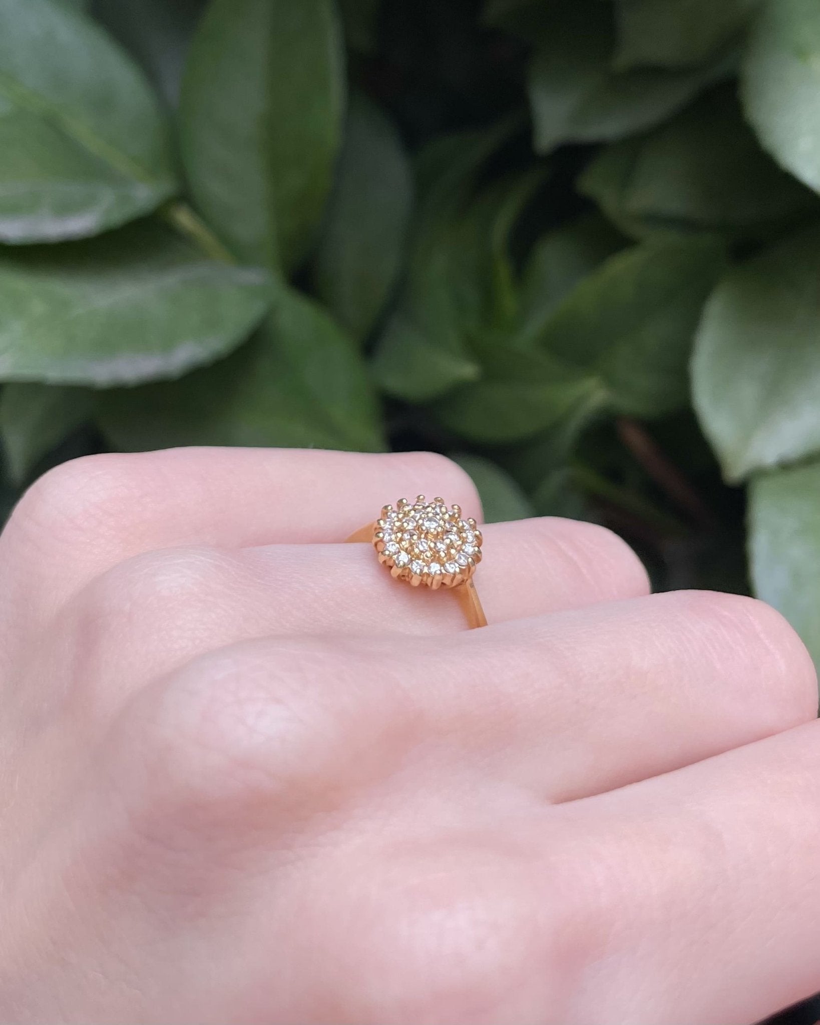 Bague Marguerite 25 Diamants 0.26 carat "Jones" - Elliade Paris