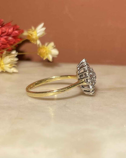Bague Marguerite 37 Diamants &quot;Estelle&quot; - Elliade Paris