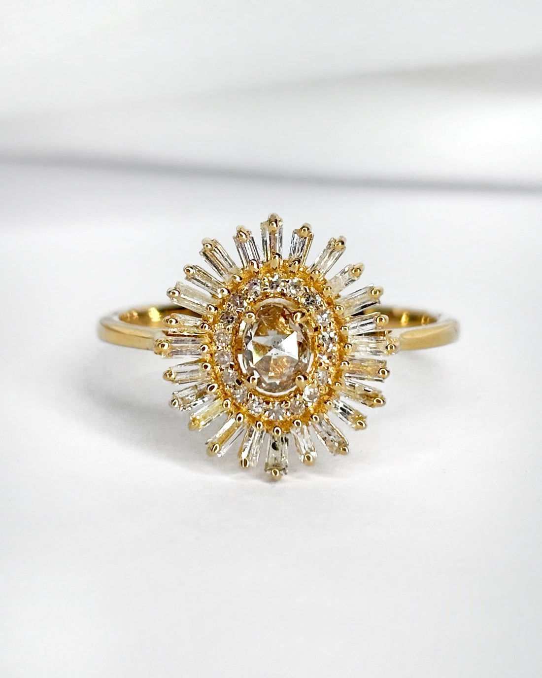 Bague Marguerite 43 Diamants 0.59 carat "Priya" - Elliade Paris