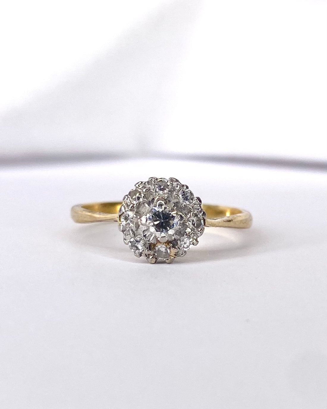 Bague Marguerite 9 Diamants "Xana" - Elliade Paris