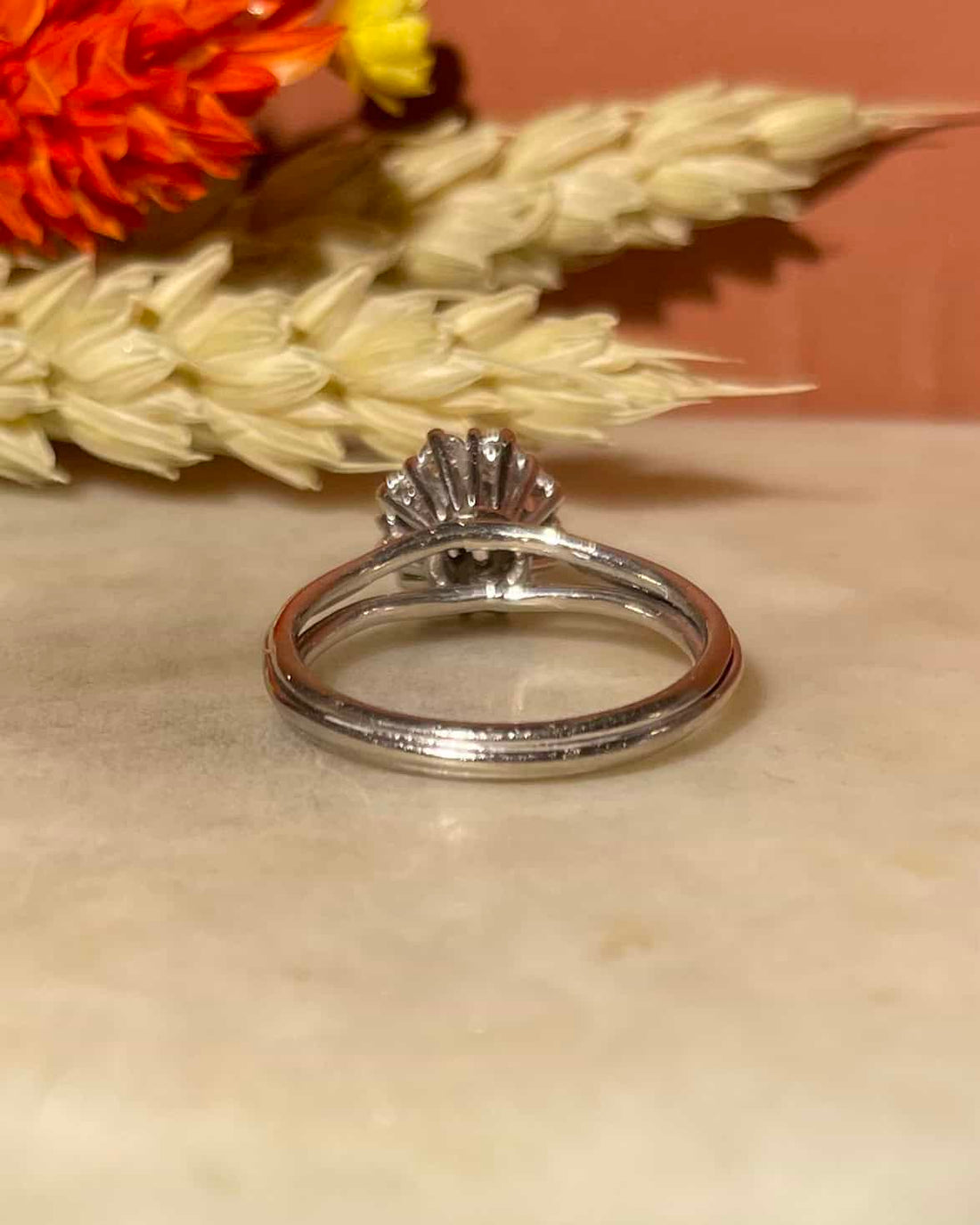 Bague Marguerite Vintage Diamants &quot;Silvia&quot;
