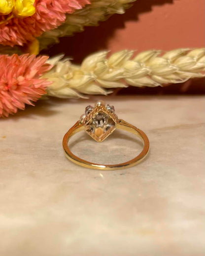 Bague Marguerite Perle &amp; Diamants &quot;Océane&quot;