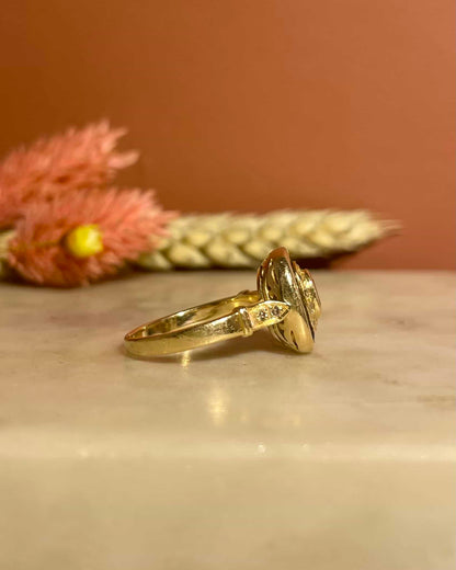 Bague Style Art-Déco Saphirs &amp; Diamants &quot;Hope&quot;