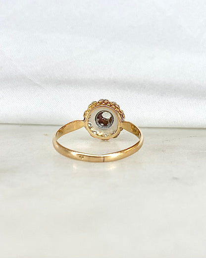 Bague Marguerite Art Déco Diamants &quot;Enora&quot; - Elliade Paris