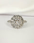 Bague Marguerite Art-Déco Diamants "Noelle" - Elliade Paris