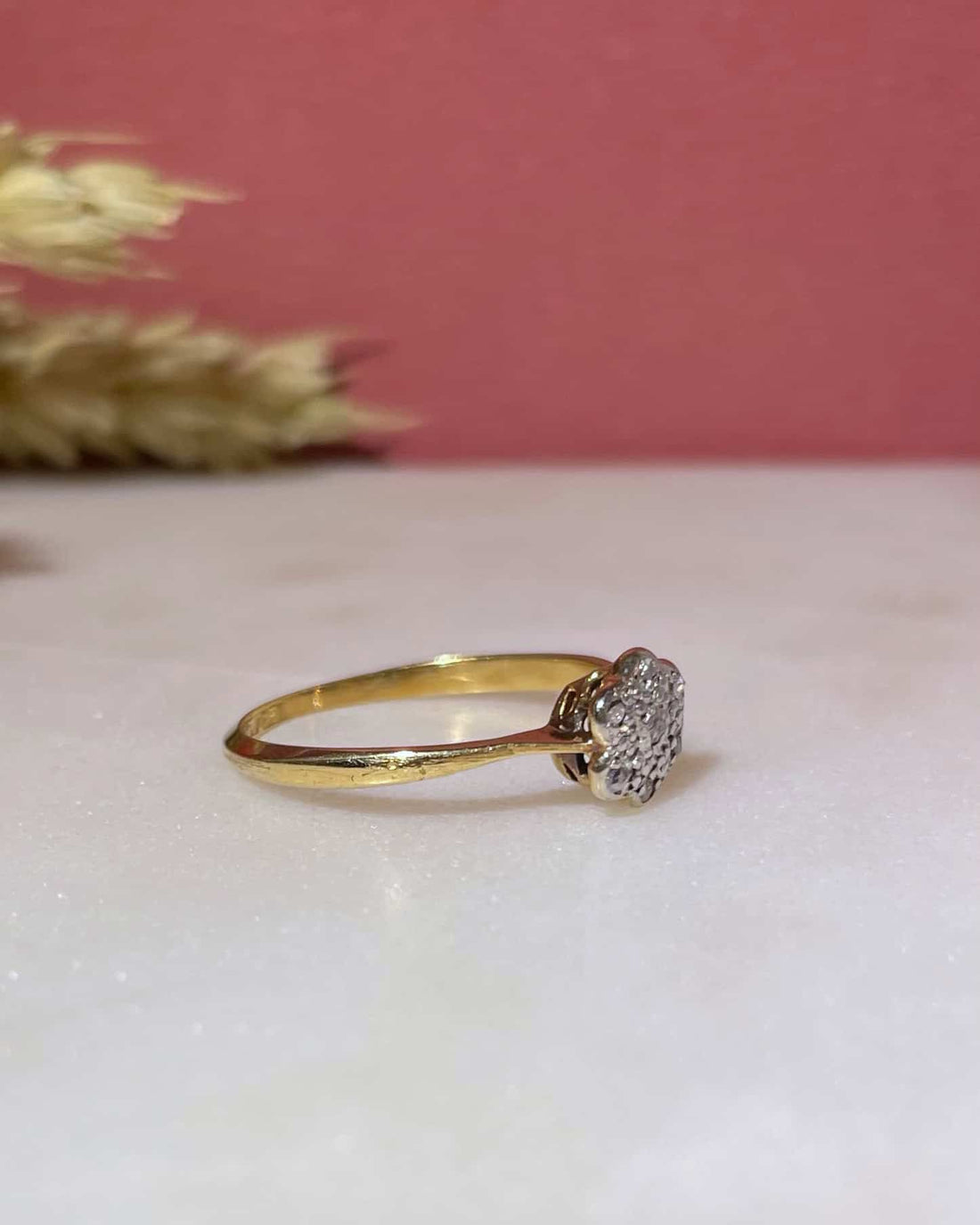 Bague Marguerite Art - Déco Diamants &quot;Samantha&quot; - Elliade Paris