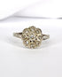 Bague Marguerite Art - Déco Diamants "Sylvia" - Elliade Paris