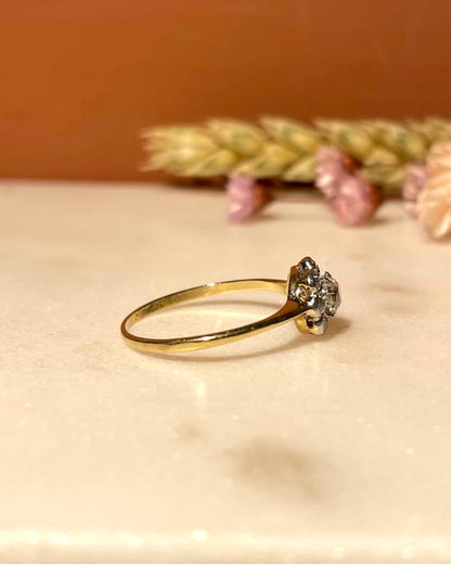 Bague Marguerite Art - Déco Diamants &quot;Tosca&quot; - Elliade Paris