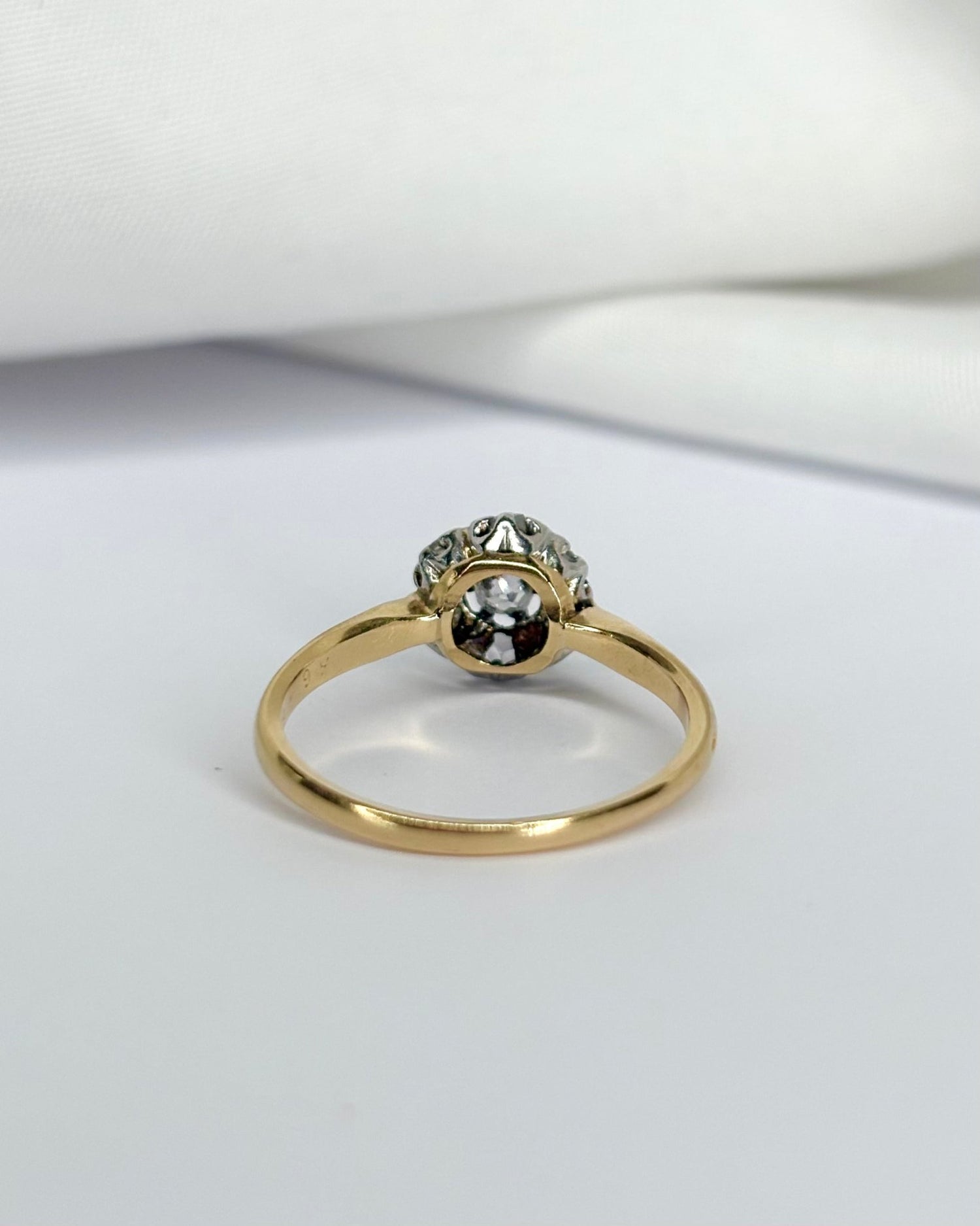 Bague Marguerite Art - Nouveau 7 Diamants &quot;Ophélie&quot; - Elliade Paris