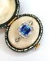Bague Marguerite Cyanite 2.40 carats & Diamants 0.32 carat "Lise" - Elliade Paris