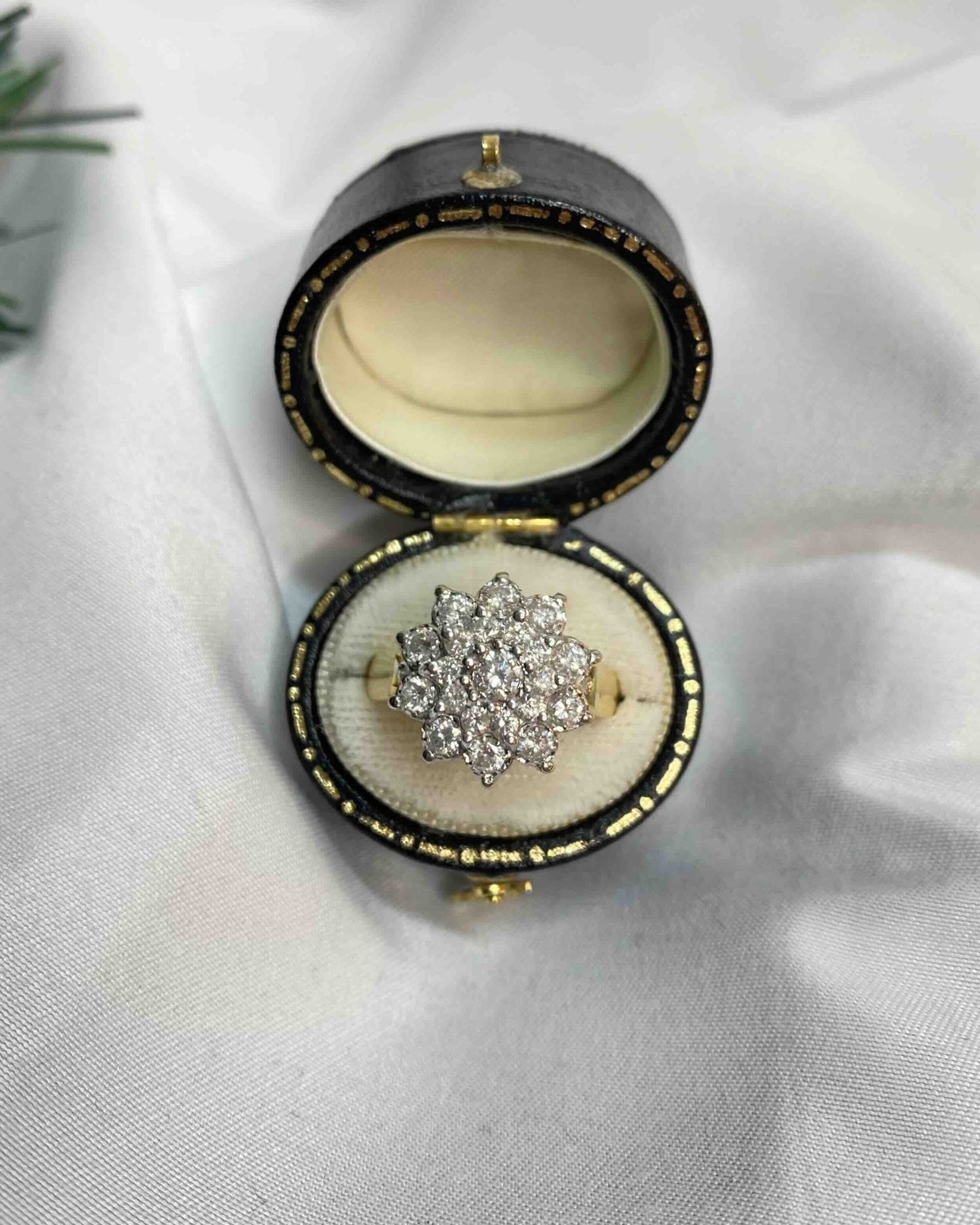 Bague marguerite diamant 1.20 carat "Monica" - Elliade Paris