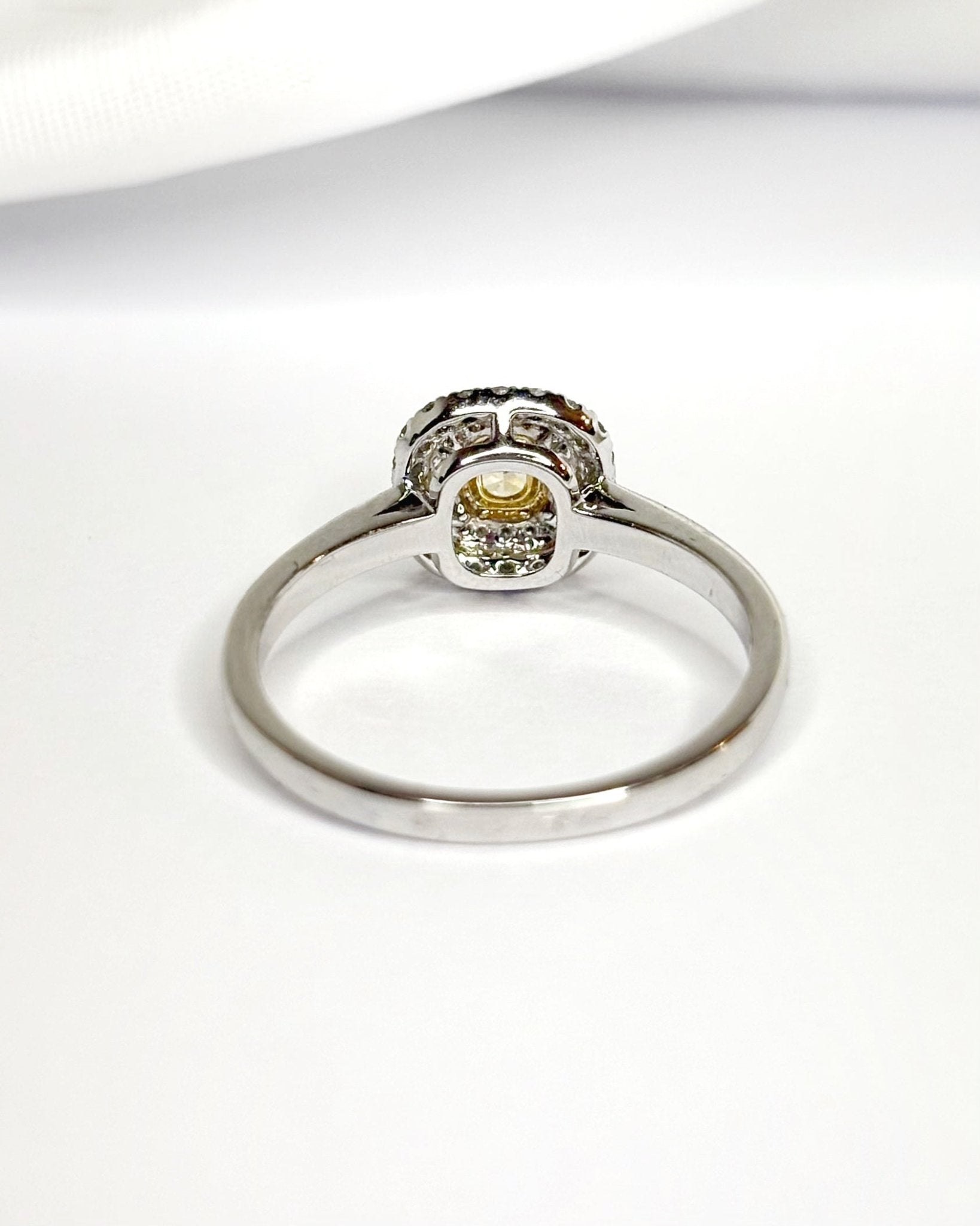 Bague Marguerite Diamant Jonquille "Justine" - Elliade Paris
