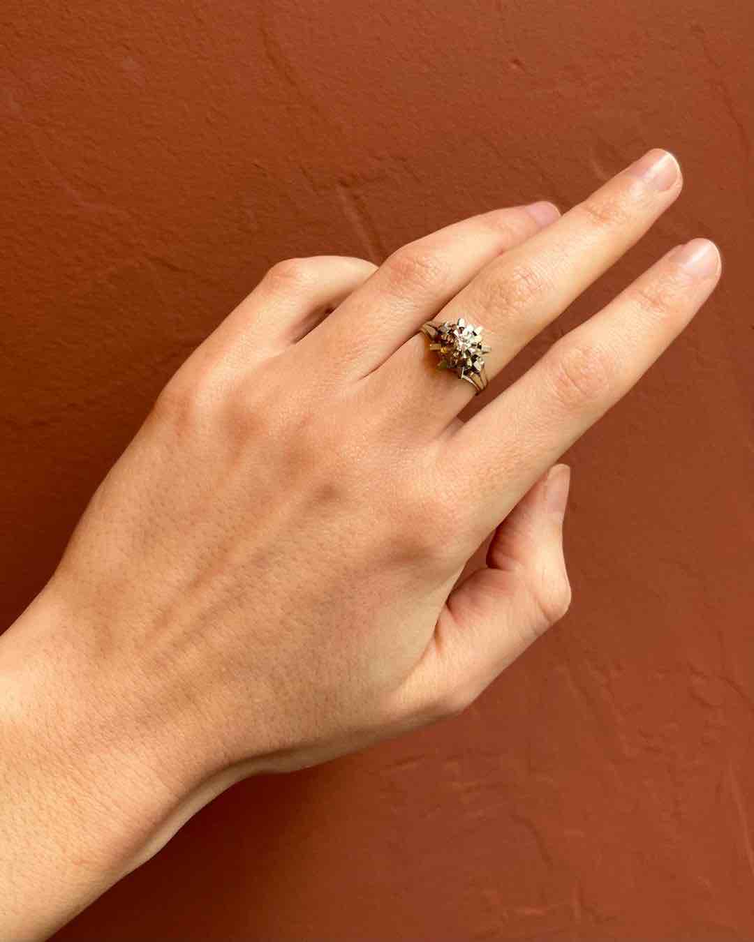 Bague Dôme Diamant &quot;Ludmila&quot;