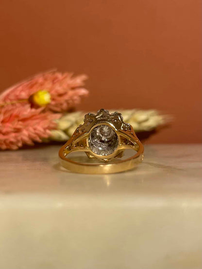Bague Vintage Marguerite Diamants &quot;Mandana&quot;