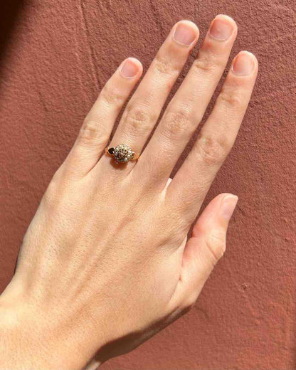 Bague Marguerite Diamant &amp; Perles &quot;Odessa&quot; - Elliade Paris