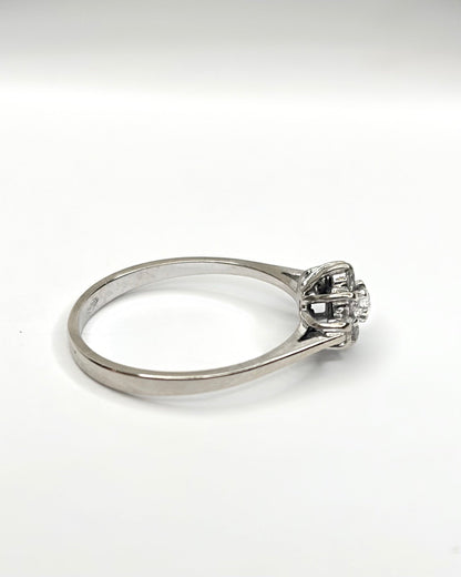 Bague Marguerite Diamants 0.21 carat "Selma" - Elliade Paris