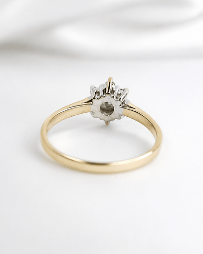 Bague Marguerite Diamants 0.25 carat "Pascaline" - Elliade Paris
