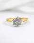 Bague Marguerite Diamants 0.25 carat "Pascaline" - Elliade Paris