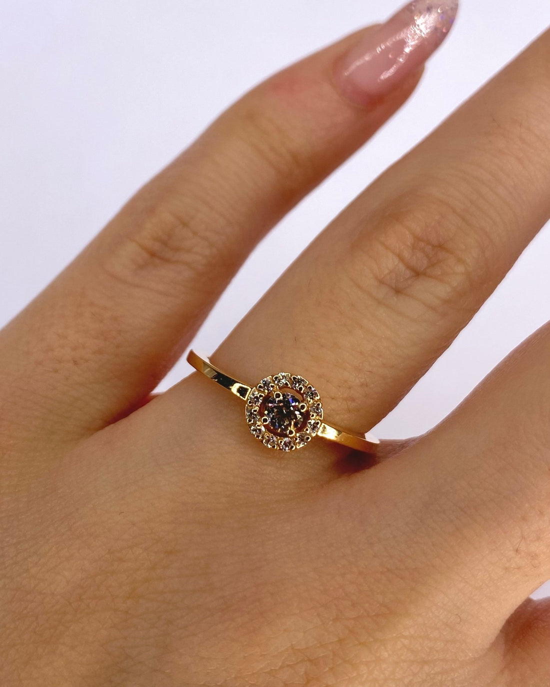 Bague Marguerite Diamants 0.27 carat "Monica" - Elliade Paris