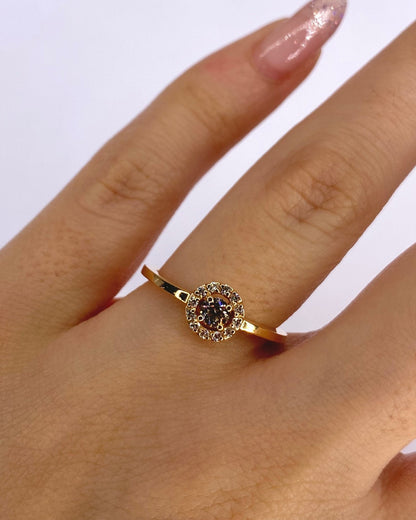 Bague Marguerite Diamants 0.27 carat "Monica" - Elliade Paris