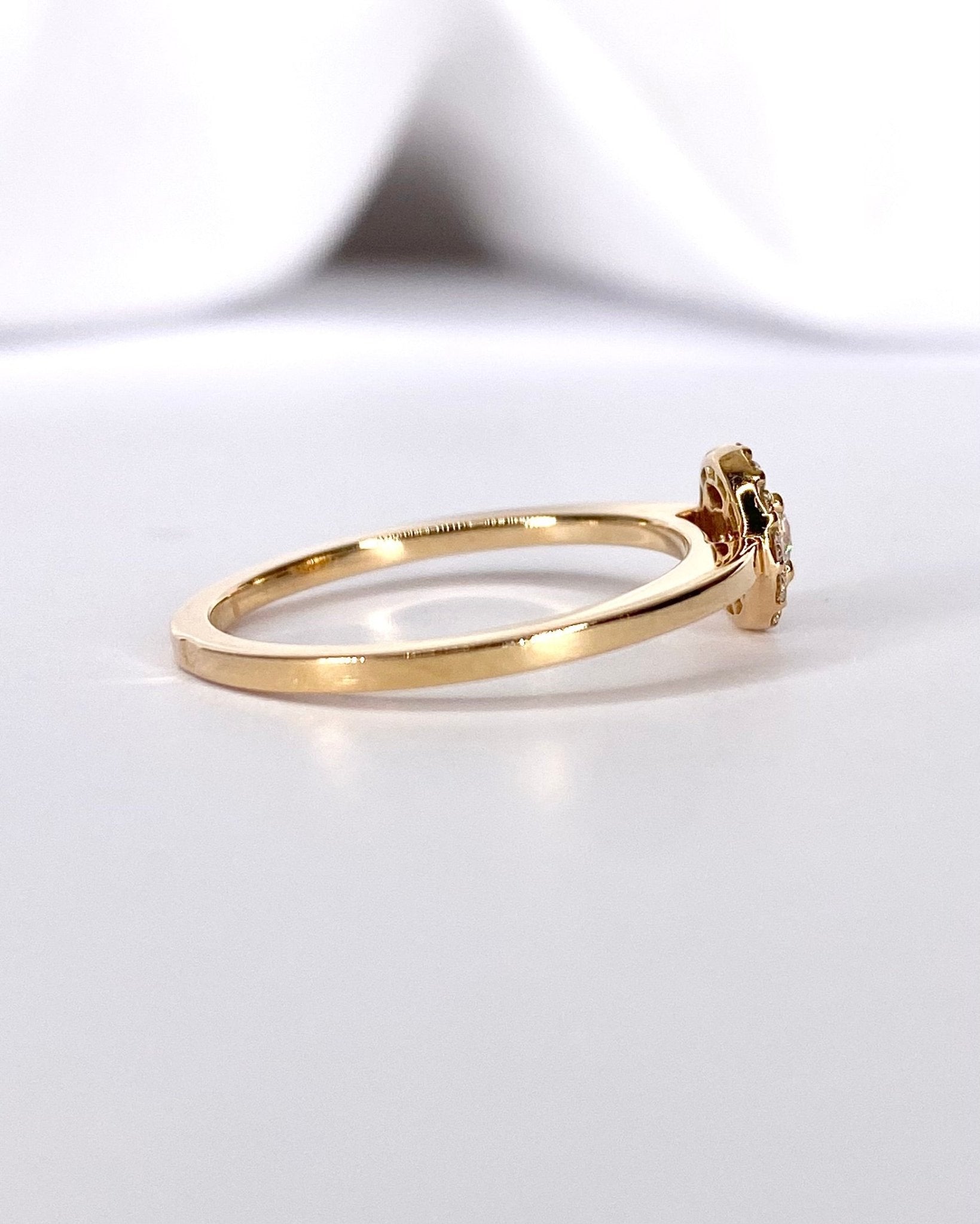 Bague Marguerite Diamants 0.27 carat "Monica" - Elliade Paris