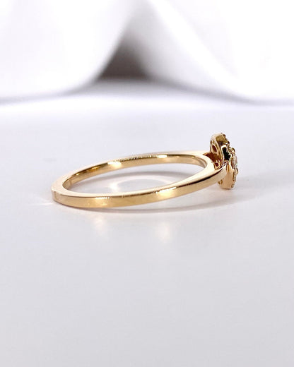 Bague Marguerite Diamants 0.27 carat "Monica" - Elliade Paris