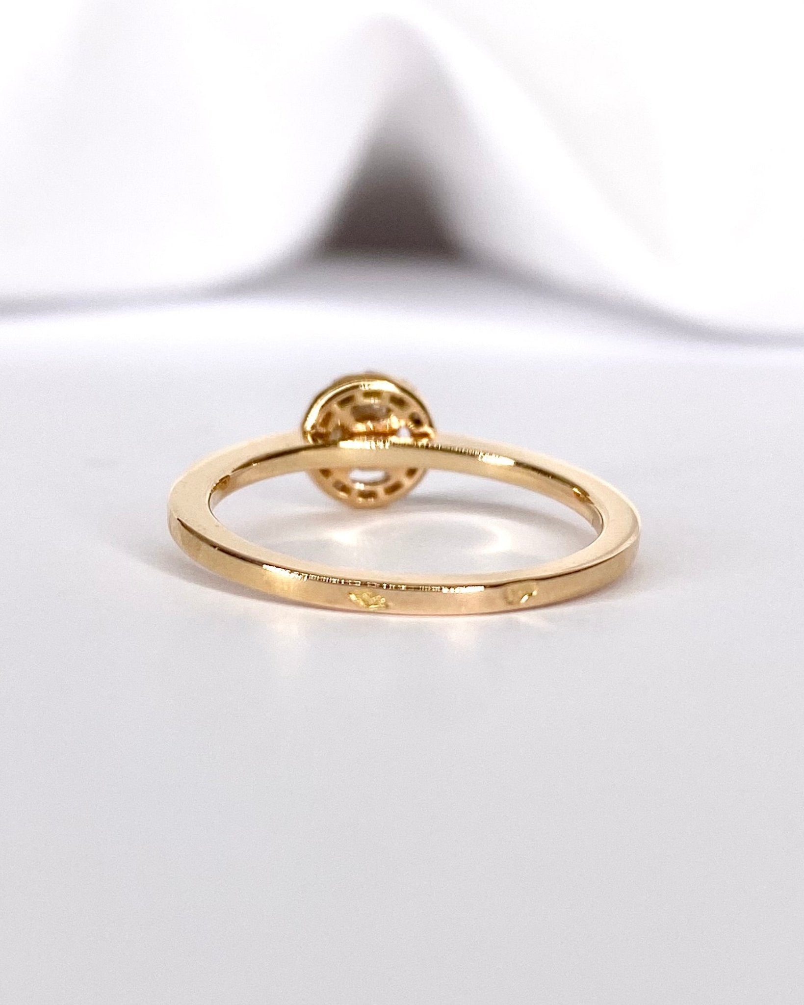 Bague Marguerite Diamants 0.27 carat "Monica" - Elliade Paris