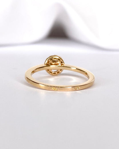 Bague Marguerite Diamants 0.27 carat "Monica" - Elliade Paris