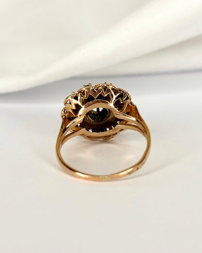 Bague Marguerite Diamants 0.30 carat "Olivia" - Elliade Paris