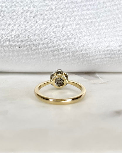 Bague Marguerite Diamants 0.30 carat &quot;Stanis&quot; - Elliade Paris