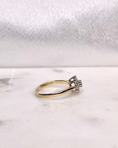 Bague Marguerite Diamants 0.31 carat &quot;Haize&quot; - Elliade Paris