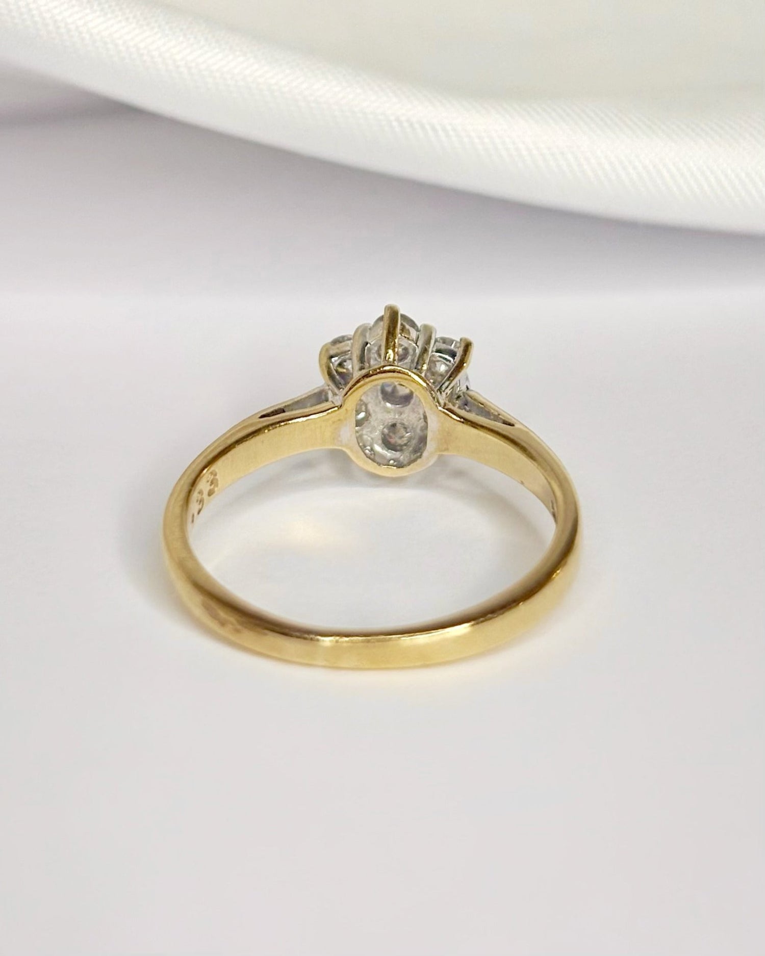 Bague Marguerite Diamants 0.33 carat "Jonathan" - Elliade Paris