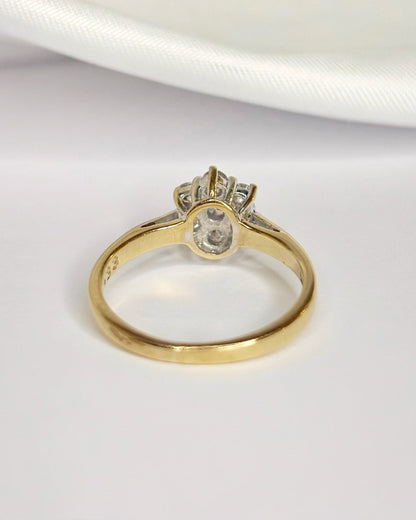 Bague Marguerite Diamants 0.33 carat "Jonathan" - Elliade Paris