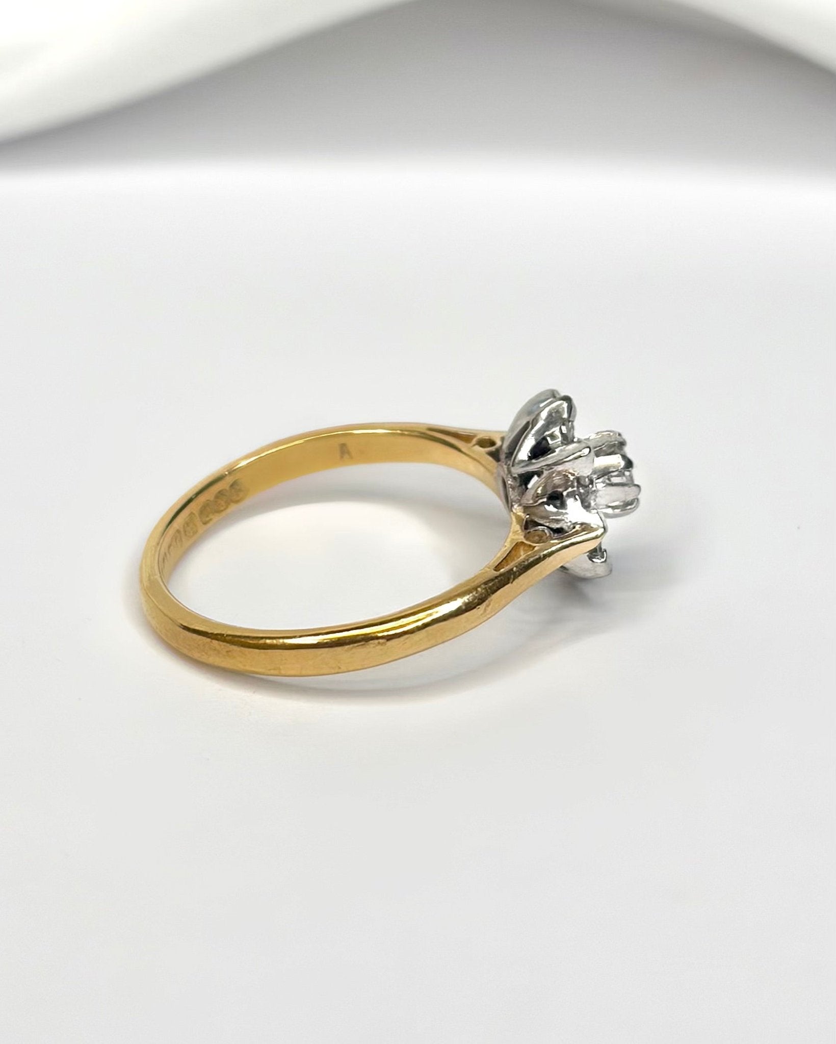 Bague Marguerite Diamants 0.33 carat "Rita" - Elliade Paris