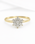 Bague Marguerite Diamants 0.33 carat "Vivianne" - Elliade Paris