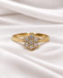 Bague Marguerite Diamants 0.33 carat "Vivianne" - Elliade Paris