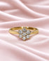 Bague Marguerite Diamants 0.33 carat "Vivianne" - Elliade Paris