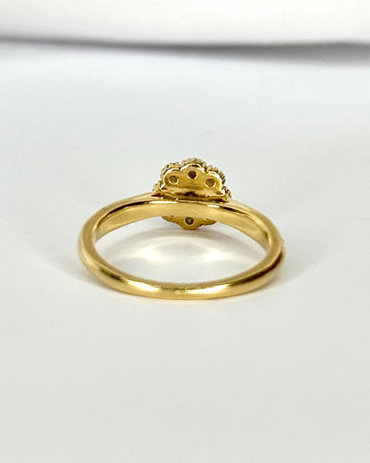 Bague Marguerite Diamants 0.34 carat "Flora" - Elliade Paris