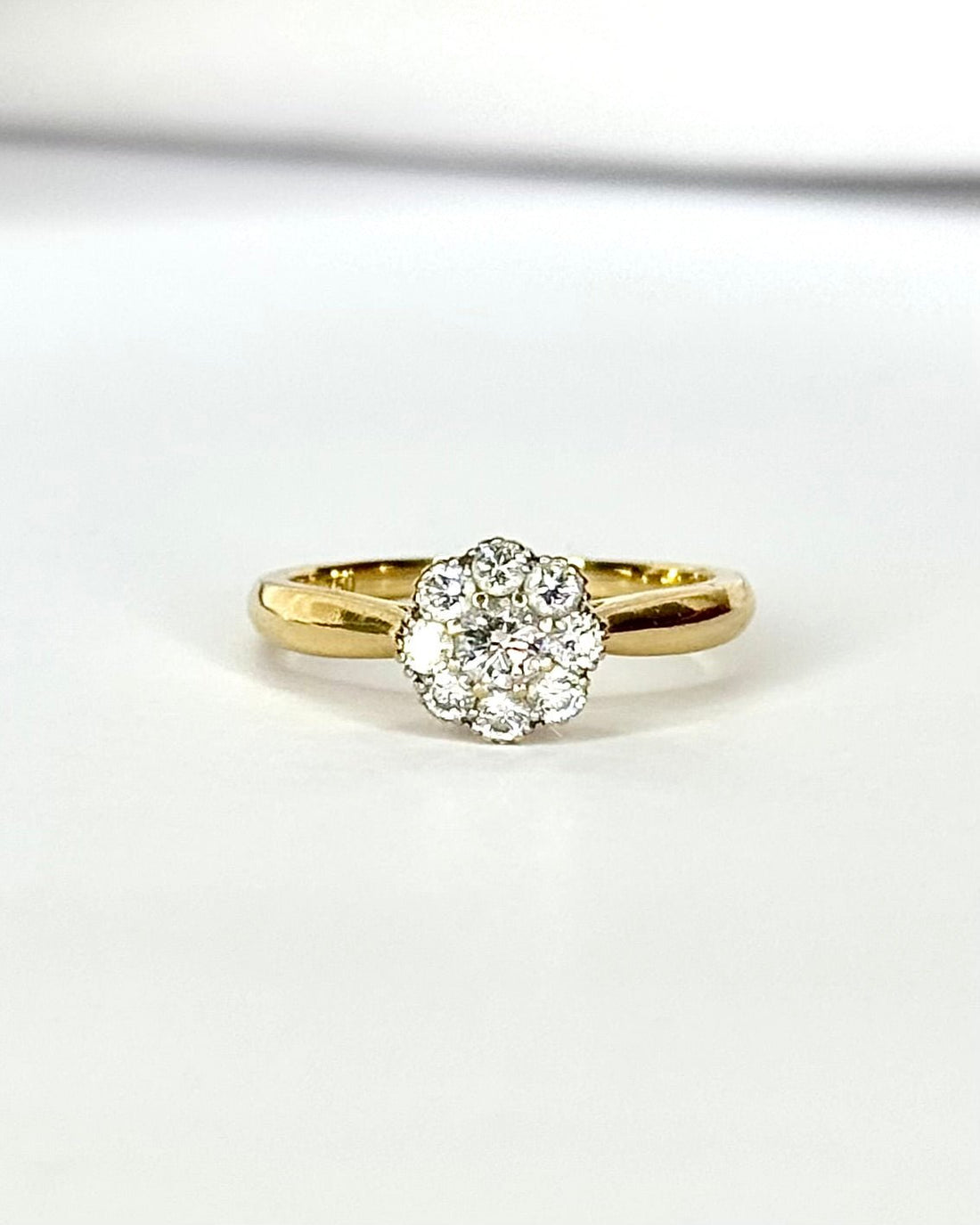Bague Marguerite Diamants 0.34 carat "Flora" - Elliade Paris