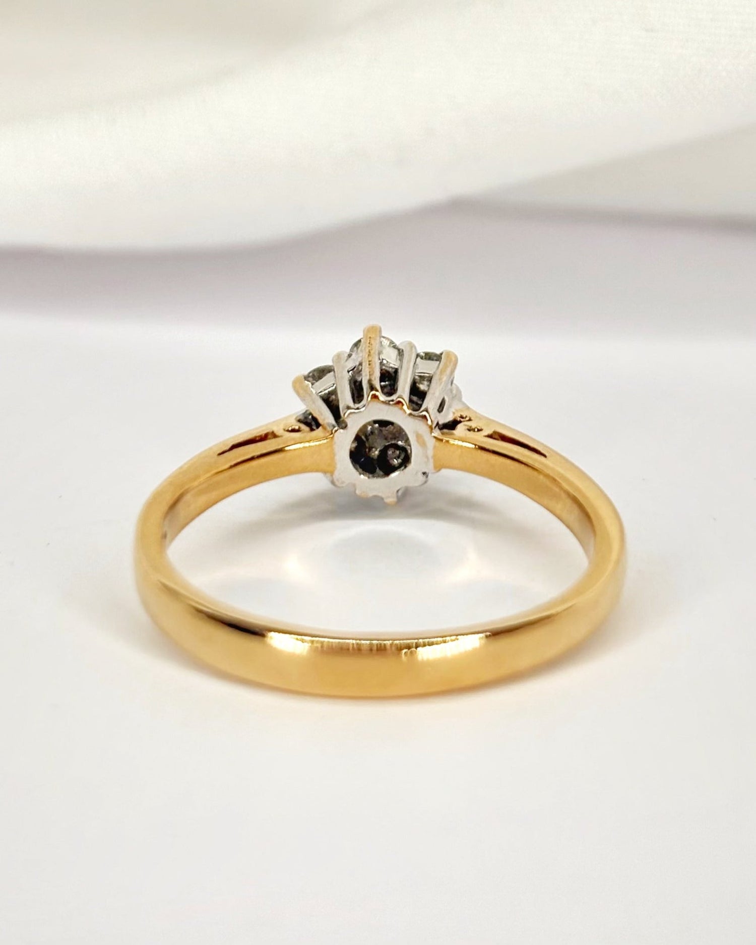 Bague Marguerite Diamants 0.34 carat "Safia" - Elliade Paris