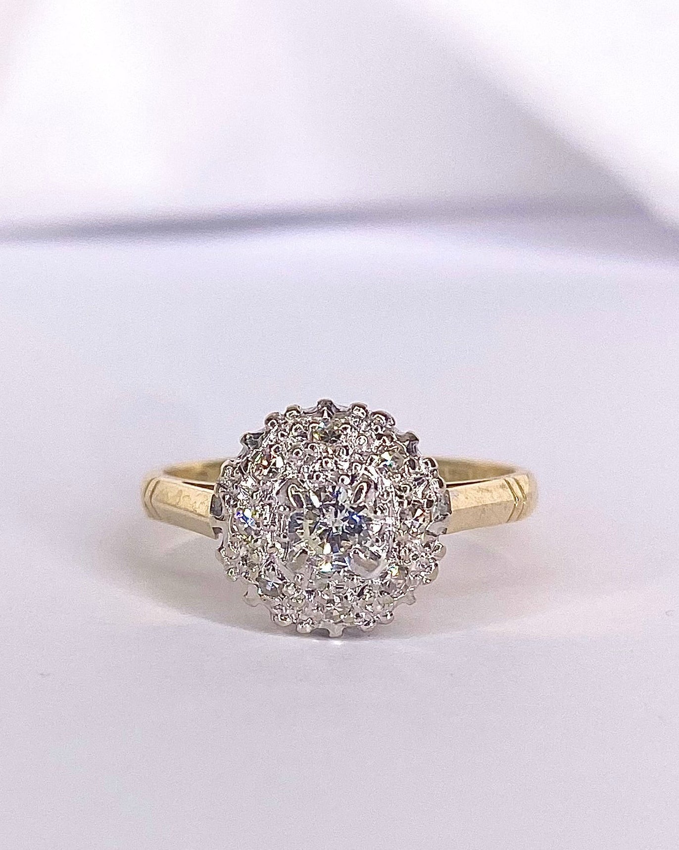 Bague Marguerite Diamants 0.36 carat "Aveline" - Elliade Paris