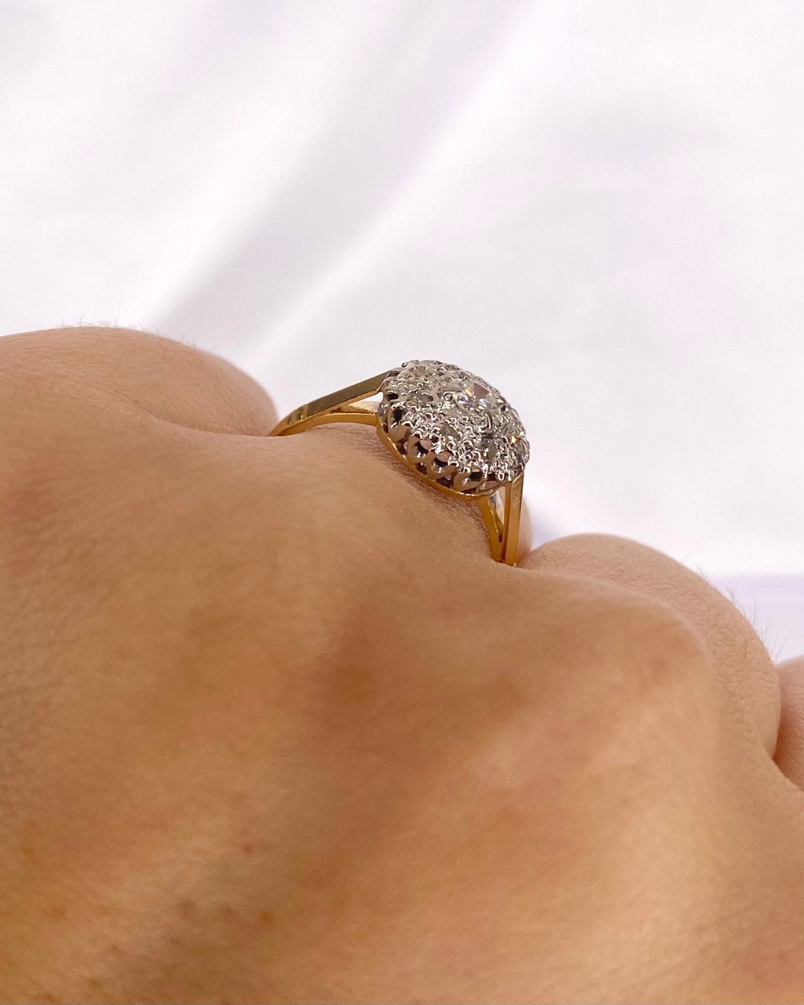 Bague Marguerite Diamants 0.36 carat "Aveline" - Elliade Paris