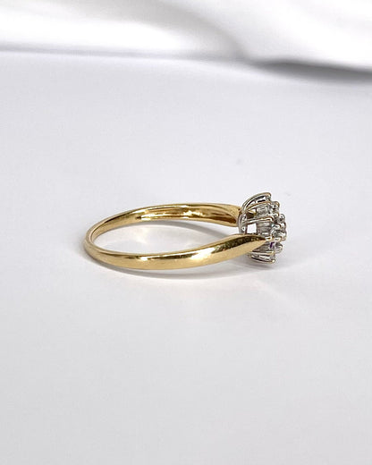 Bague Marguerite Diamants 0.36 carat "Doriane" - Elliade Paris