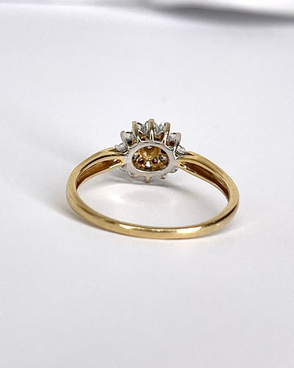 Bague Marguerite Diamants 0.36 carat "Doriane" - Elliade Paris