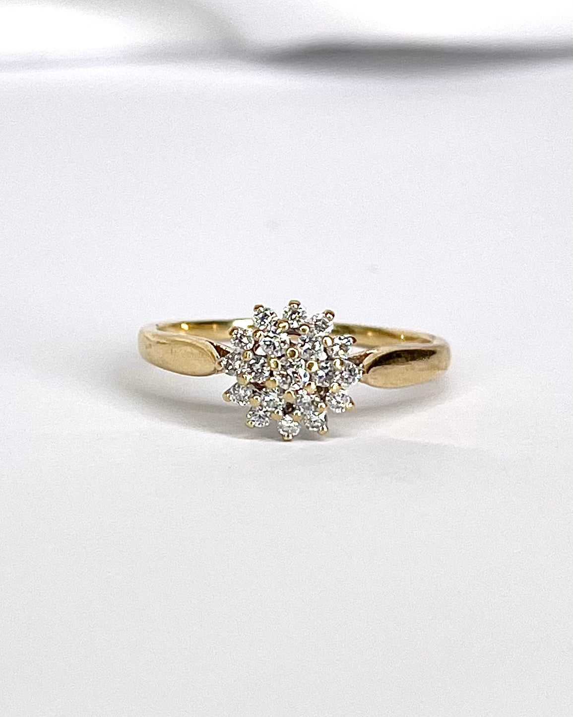 Bague Marguerite Diamants 0.36 carat "Doriane" - Elliade Paris