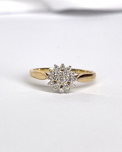 Bague Marguerite Diamants 0.36 carat "Doriane" - Elliade Paris