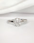 Bague Marguerite Diamants 0.37 carat "Lili" - Elliade Paris